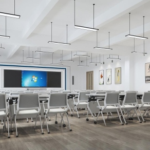 现代大学教室3D模型下载